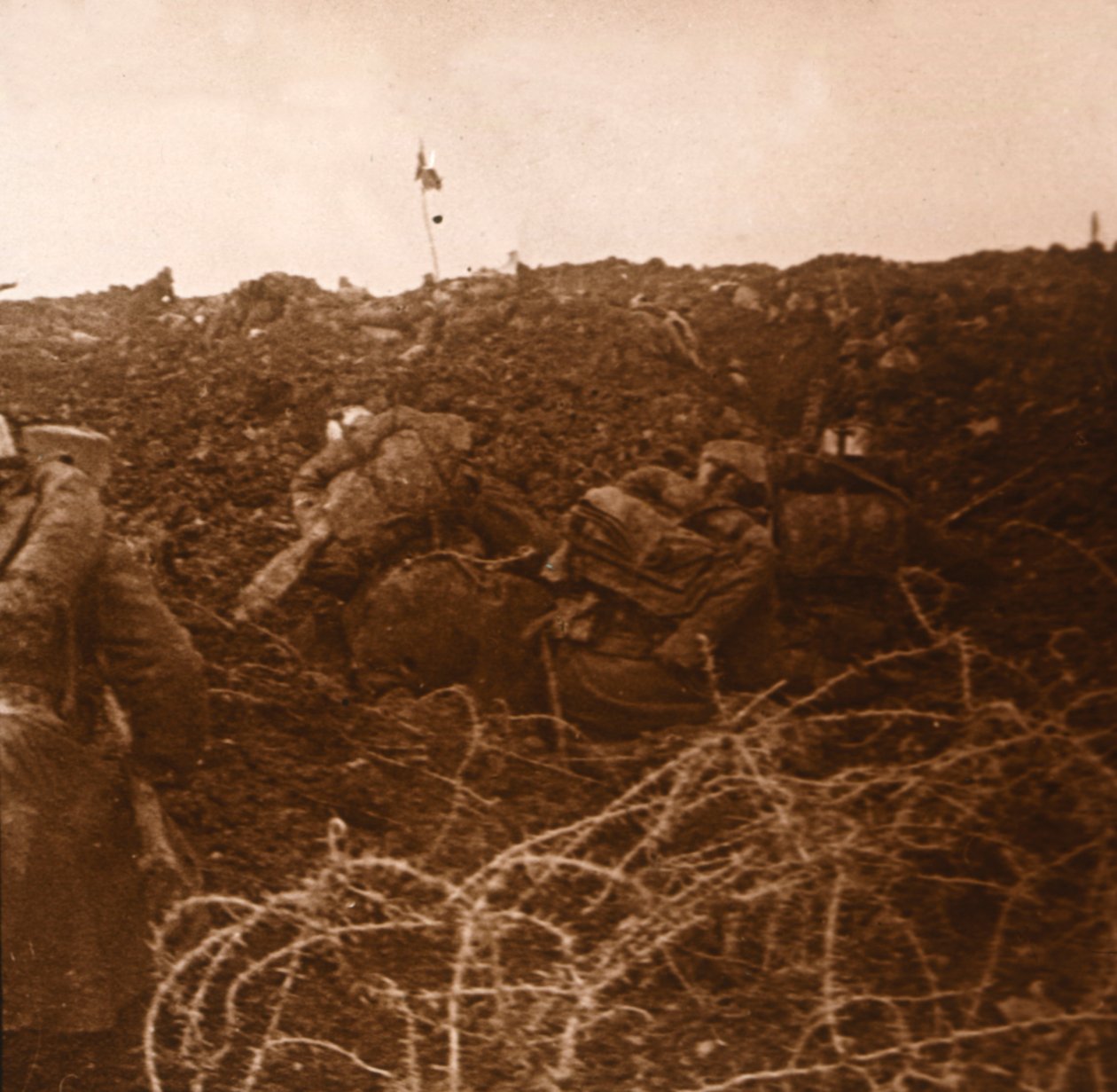 Attack, Les Eparges, Nord-Frankrike, 1915 av Unbekannt