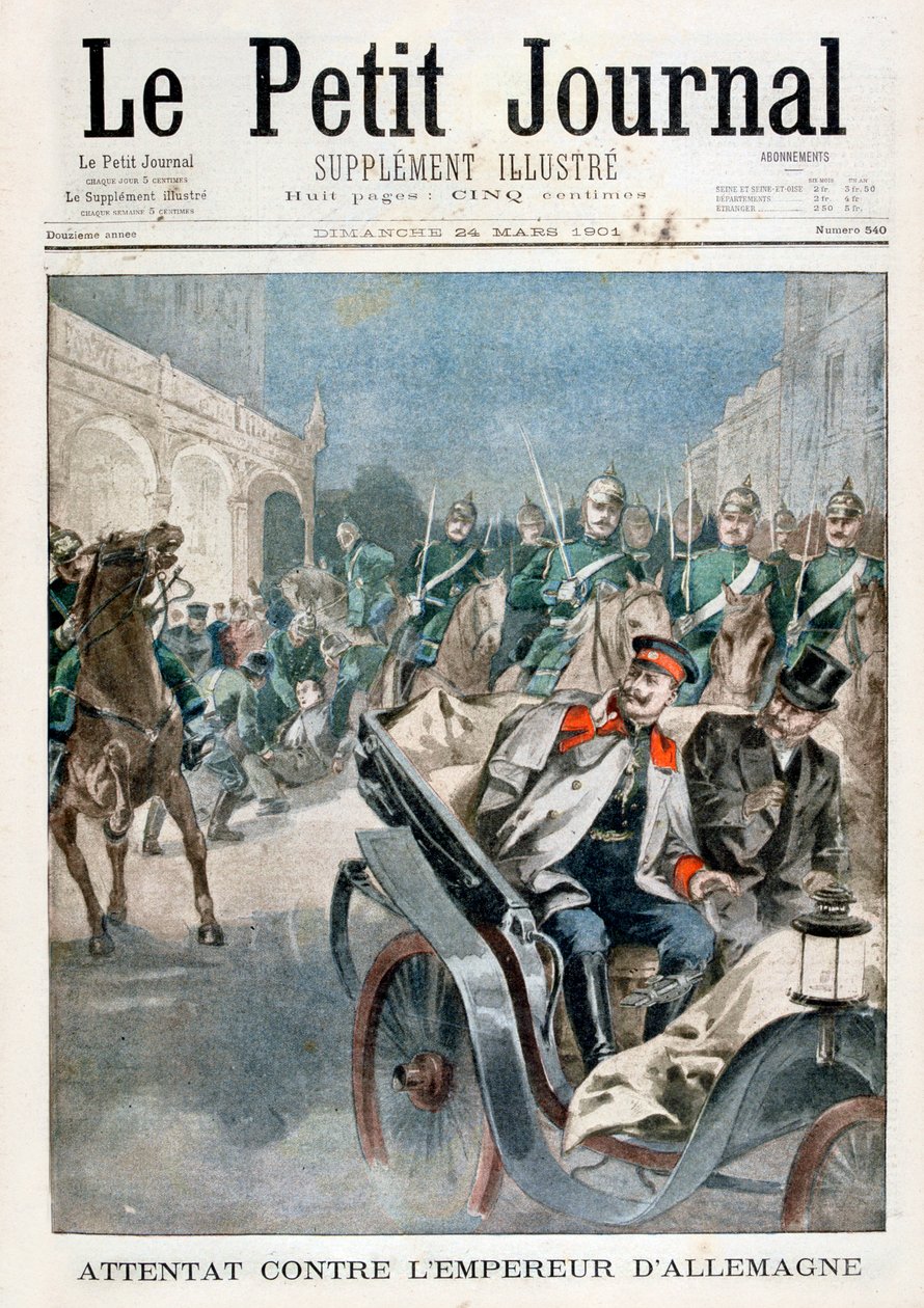 Angrep mot keiseren av Tyskland, 1901 av Unbekannt
