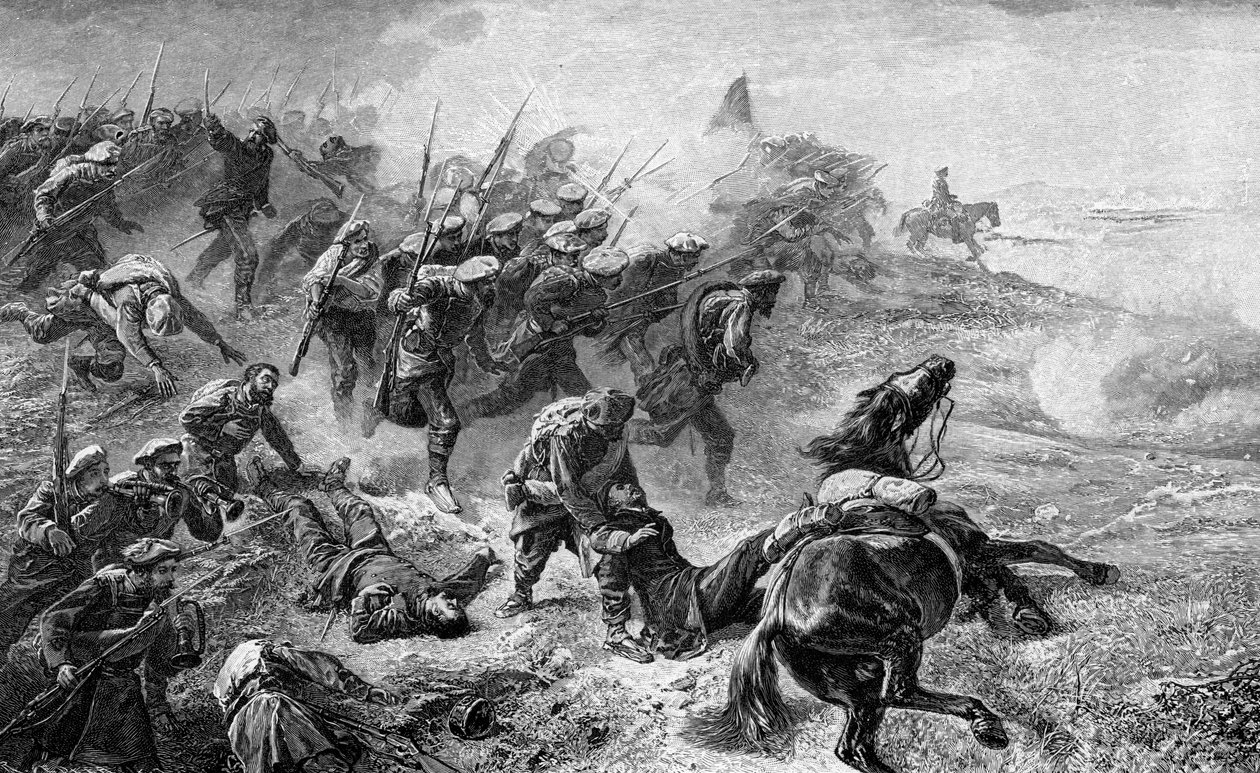Angrep av baskiske karlister under opprøret 1872-1876, 1902 av Unbekannt