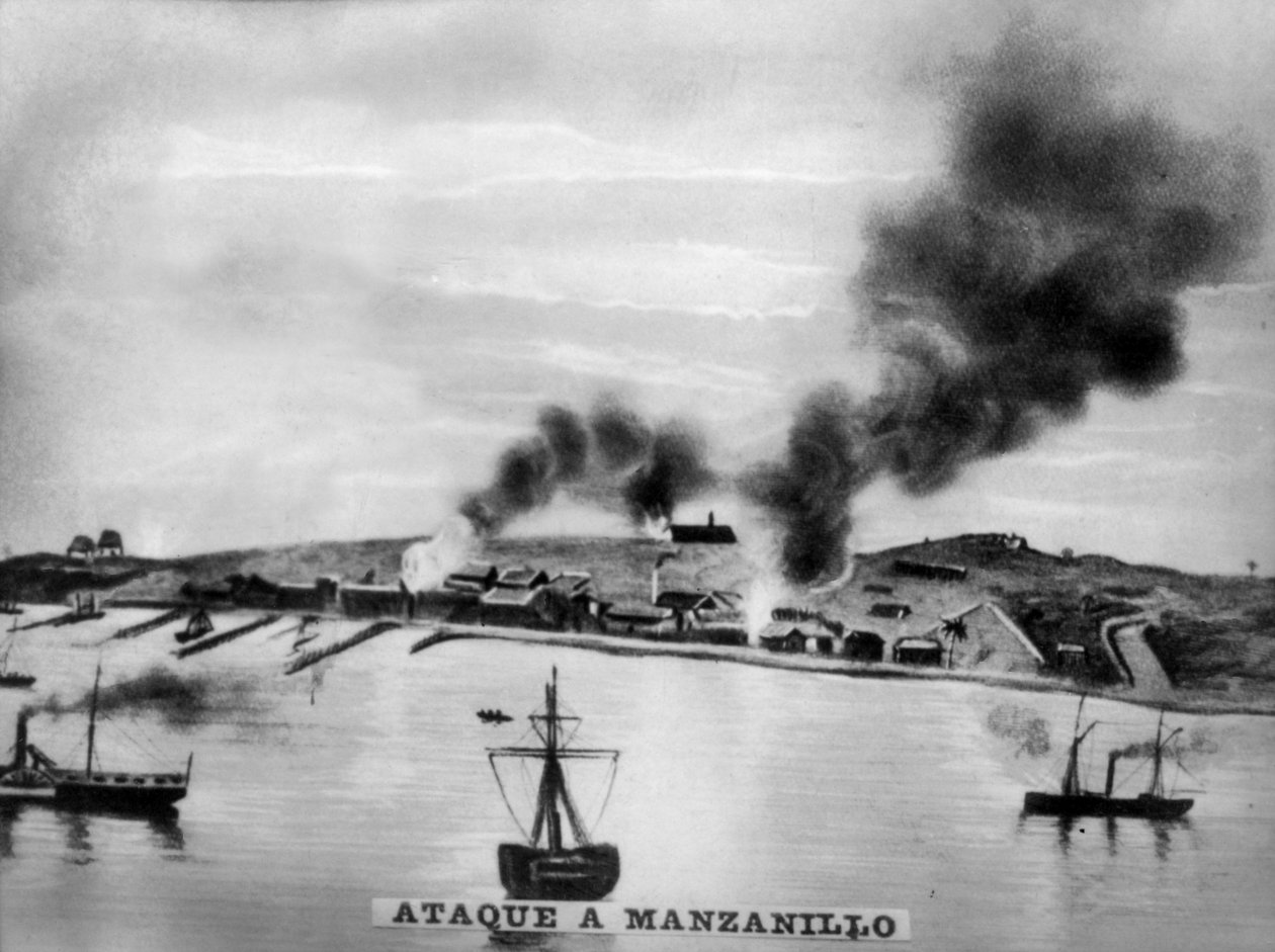 Angrep av Manzanillo, 1873, 1920-tallet av Unbekannt