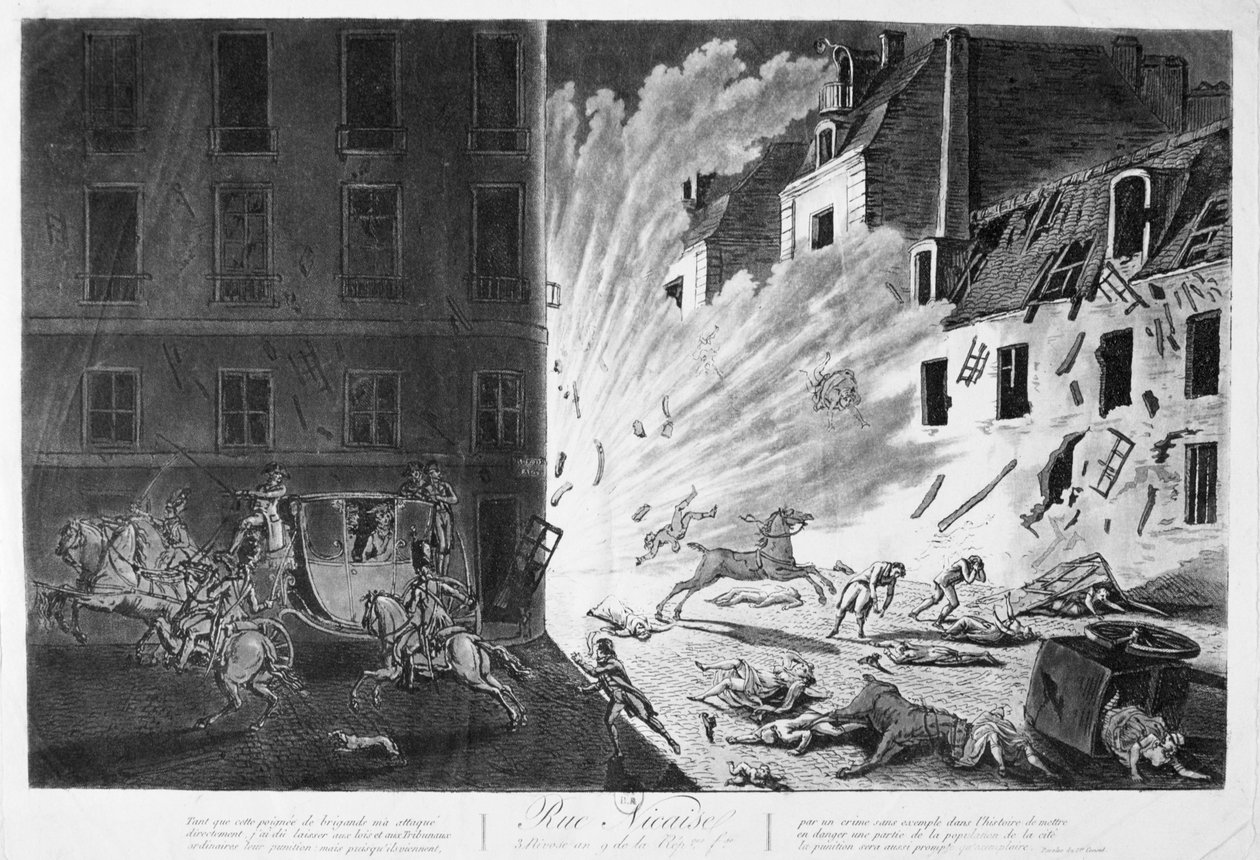 Forsøk på å myrde Napoleon, 24. desember 1800 av Unbekannt