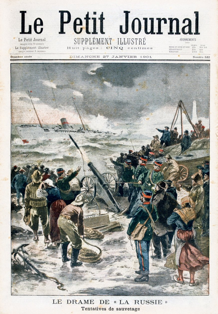 Forsøk på redning, 1901 av Unbekannt