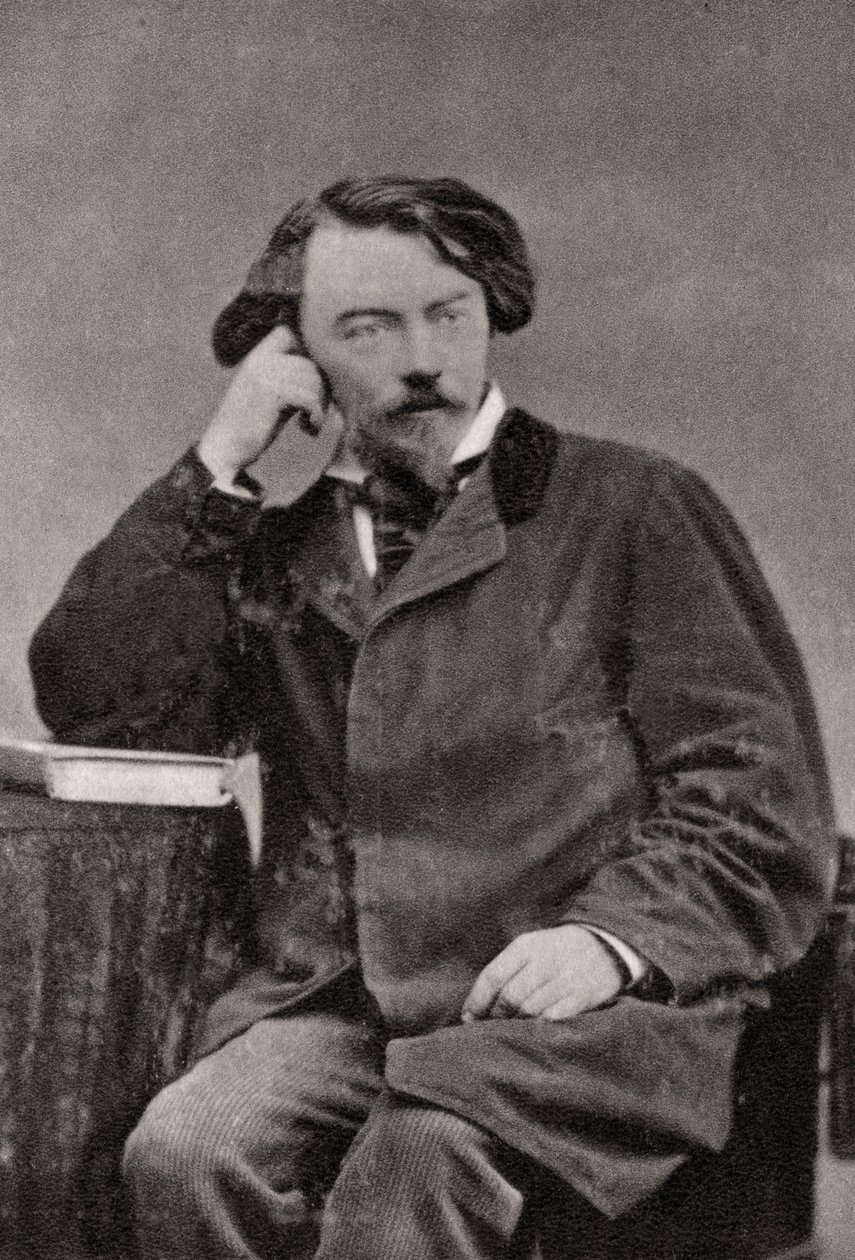 Auguste Villiers de lIsle-Adam, fransk symbolistforfatter, 1882 av Unbekannt