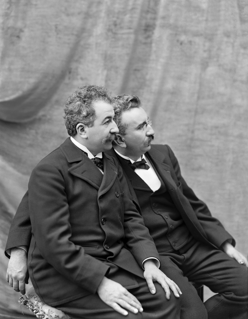 Auguste og Louis Lumiere, 1895. av Unbekannt