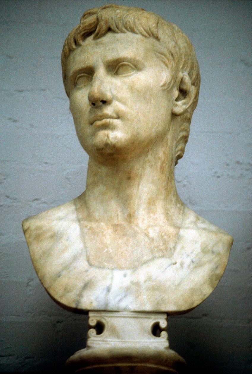Augustus Caesar - Gaius Julius Caesar Octavianus 63 f.Kr.-14 e.Kr., første romerske keiser av Unbekannt