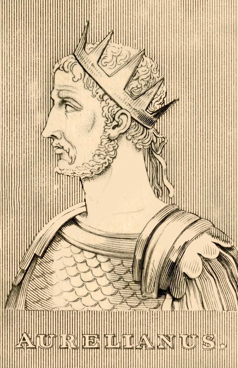Aurelianus, 214-275 e.Kr., 1830 av Unbekannt