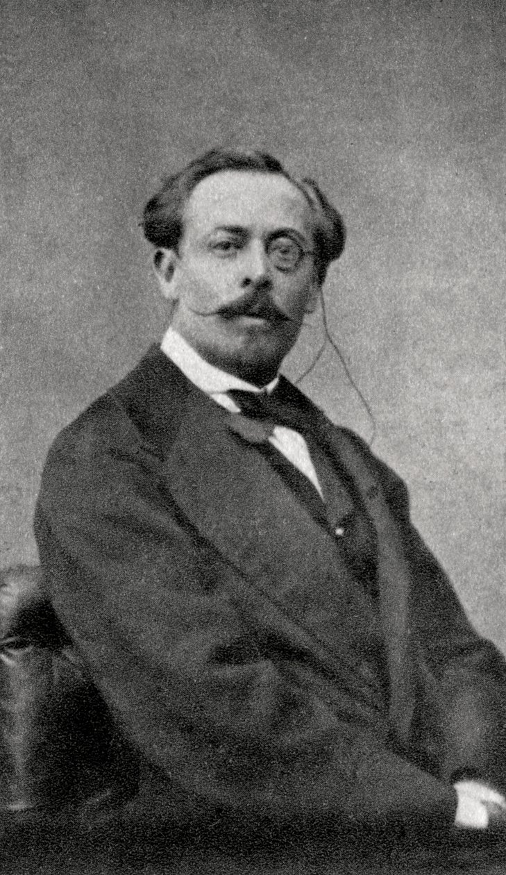 Aurelien Scholl , fransk forfatter og journalist, 1868 av Unbekannt