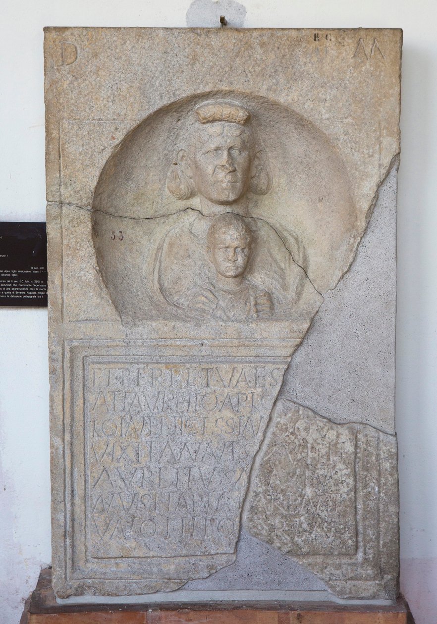 Aurelio Apio, stele av Unbekannt
