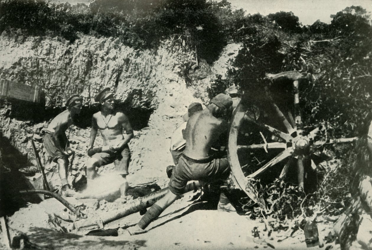 Australian Gunners på Gallipoli-halvøya, 1919. av Unbekannt