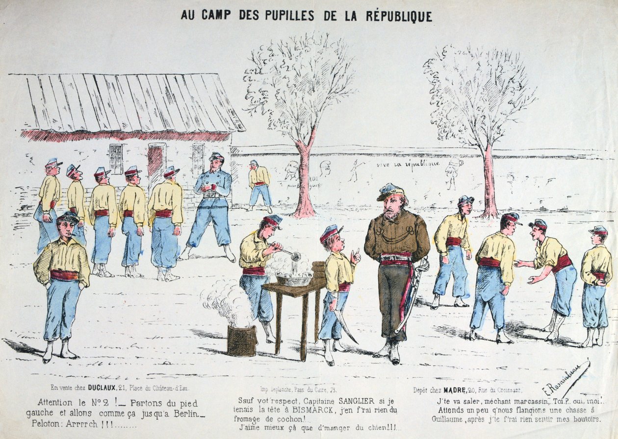 På republikkens elevleir, 1871. av Unbekannt