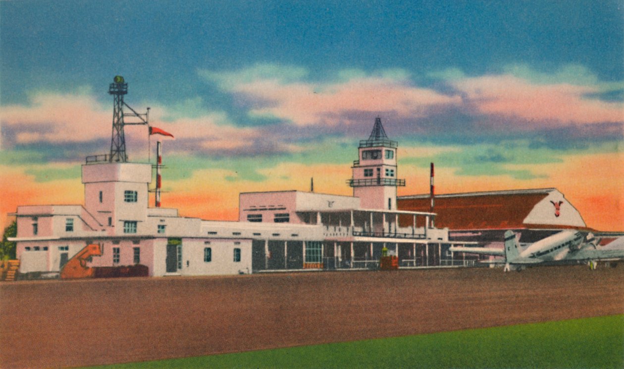 Avianca Airport National Airlines of Colombia Barranquilla, c1940-tallet av Unbekannt