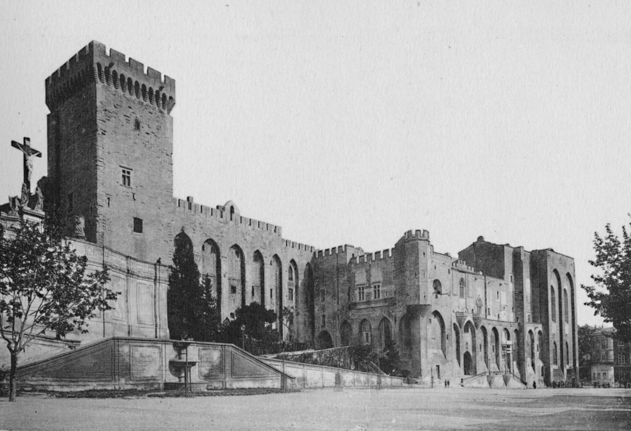 Avignon - Pavepalasset, c1925 av Unbekannt