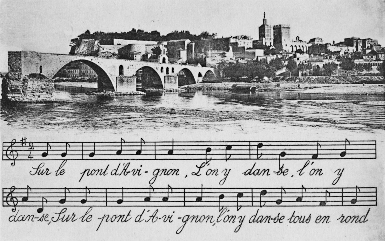 Avignon. - St-Benezet-broen, c1925 av Unbekannt