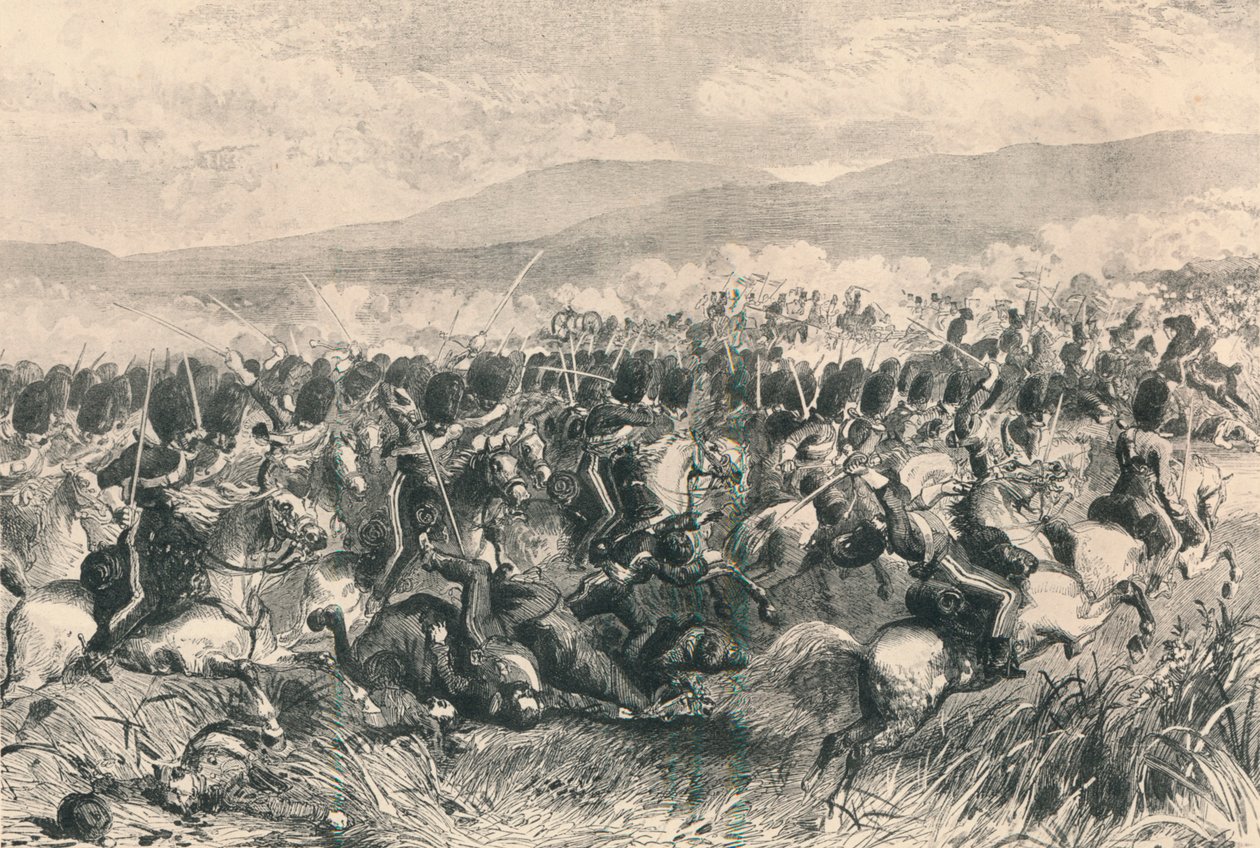 Balaclava, 25. oktober 1854. The Charge of the Scots Greys, 1884 av Unbekannt