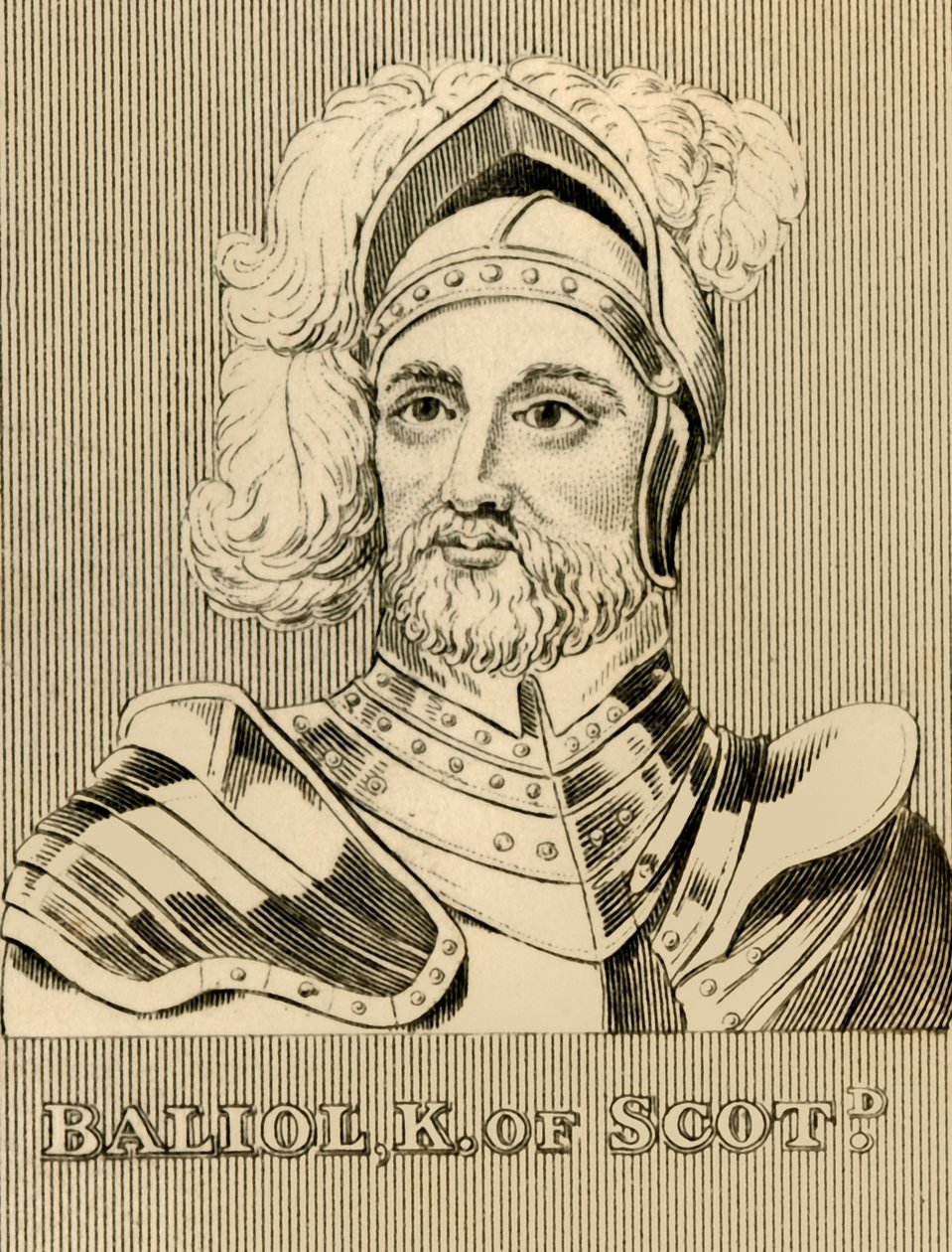 Baliol, K. av Skottland, c1249-1314, 1830. av Unbekannt