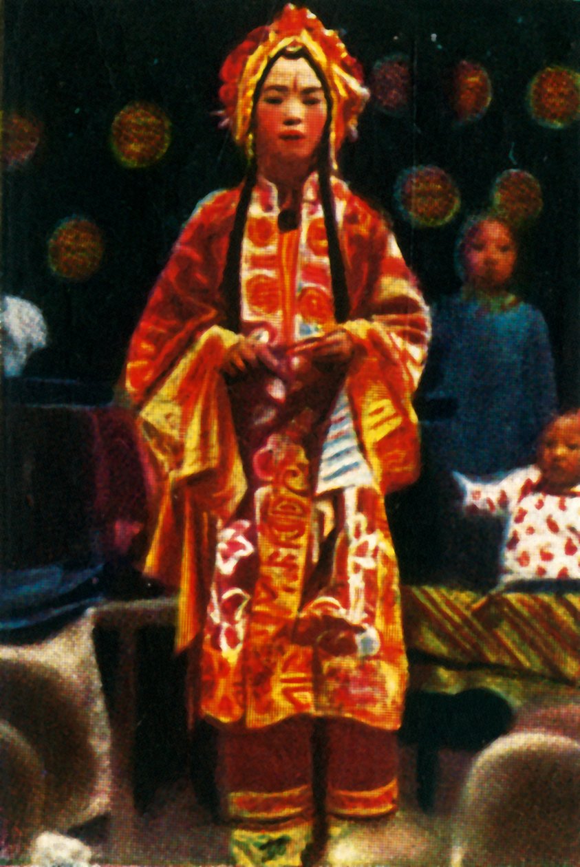 Balladesanger, Kina, c1928. av Unbekannt