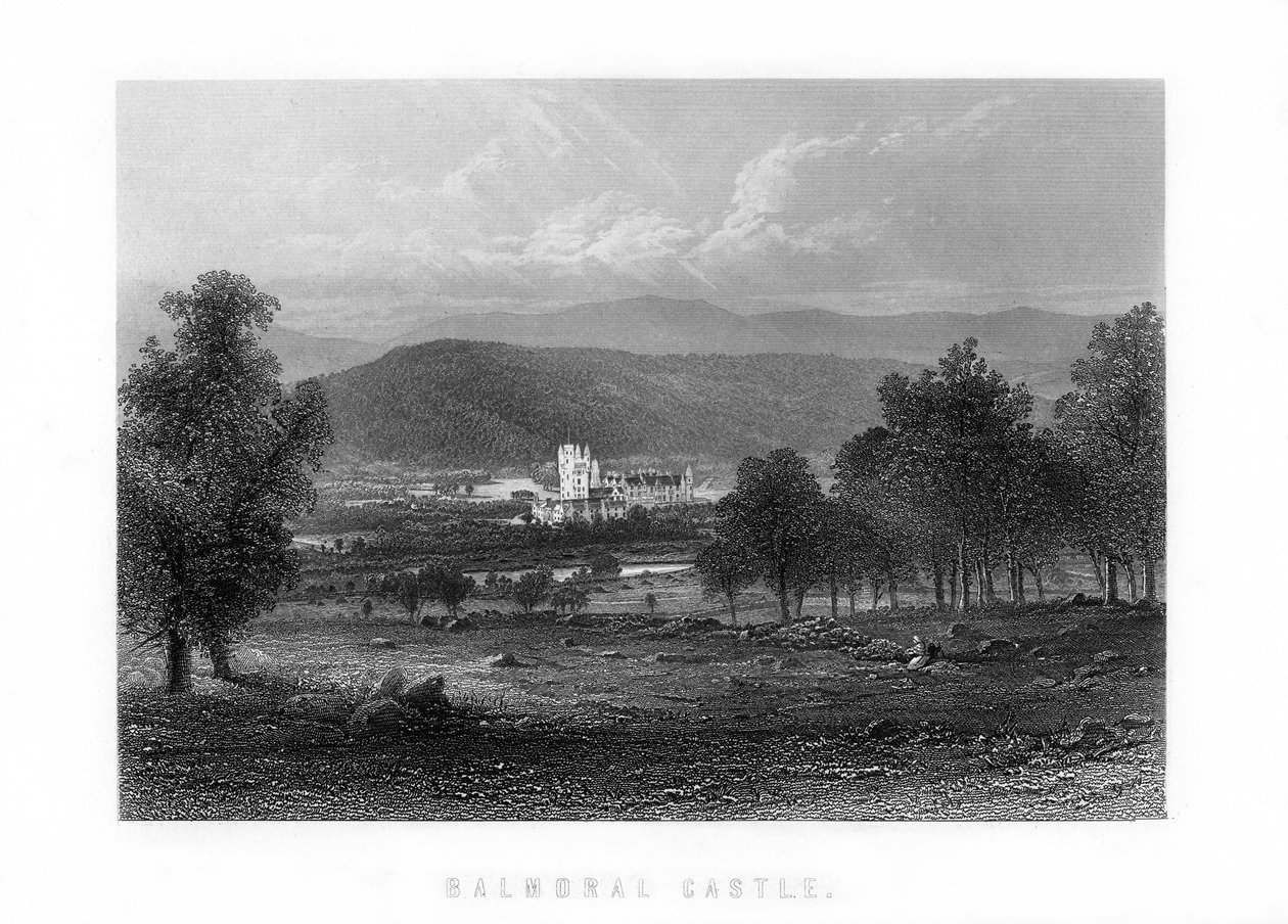 Balmoral Castle, Aberdeenshire, Skottland, 1899 av Unbekannt