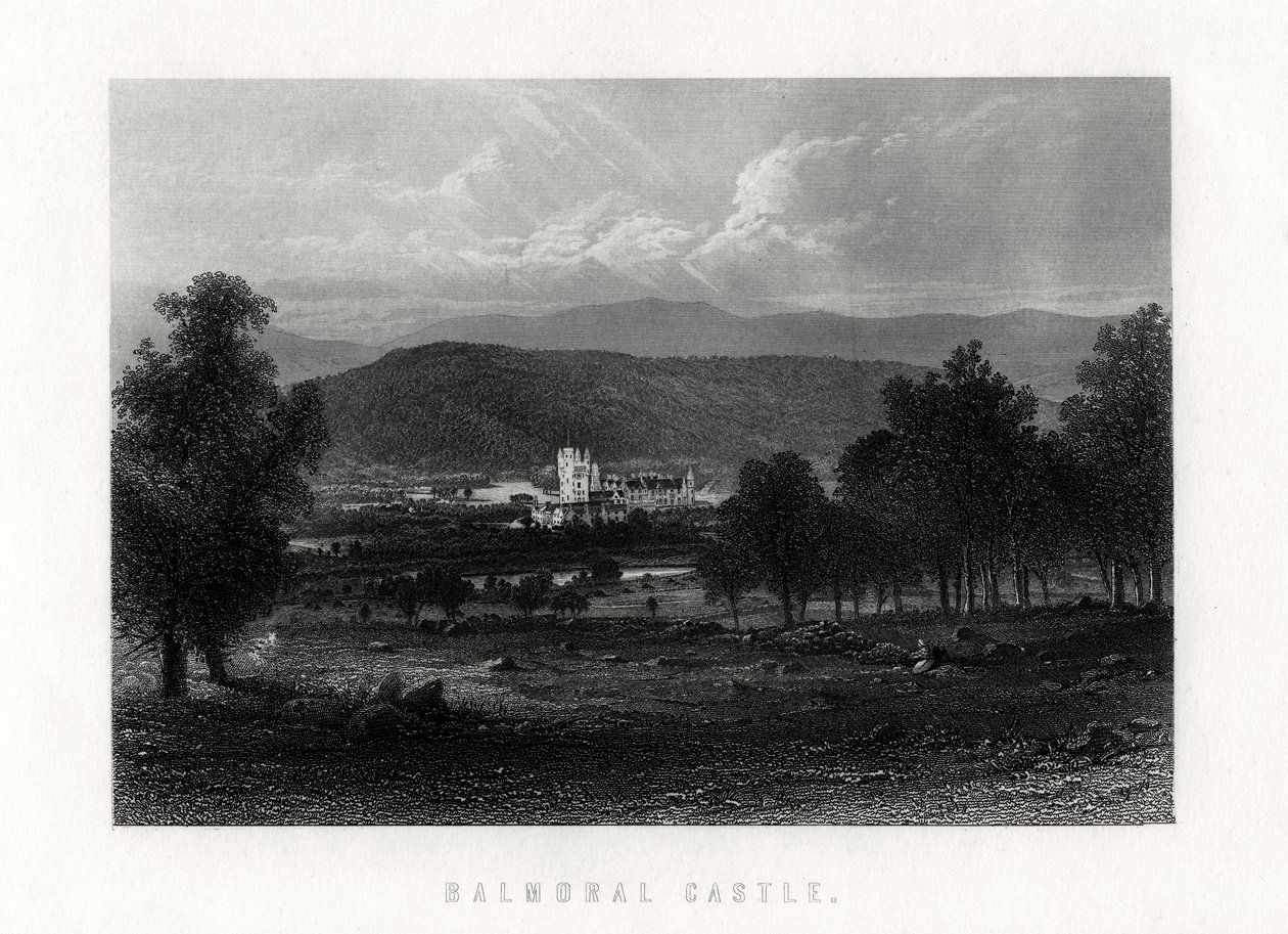Balmoral Castle, Skottland, 1883 av Unbekannt