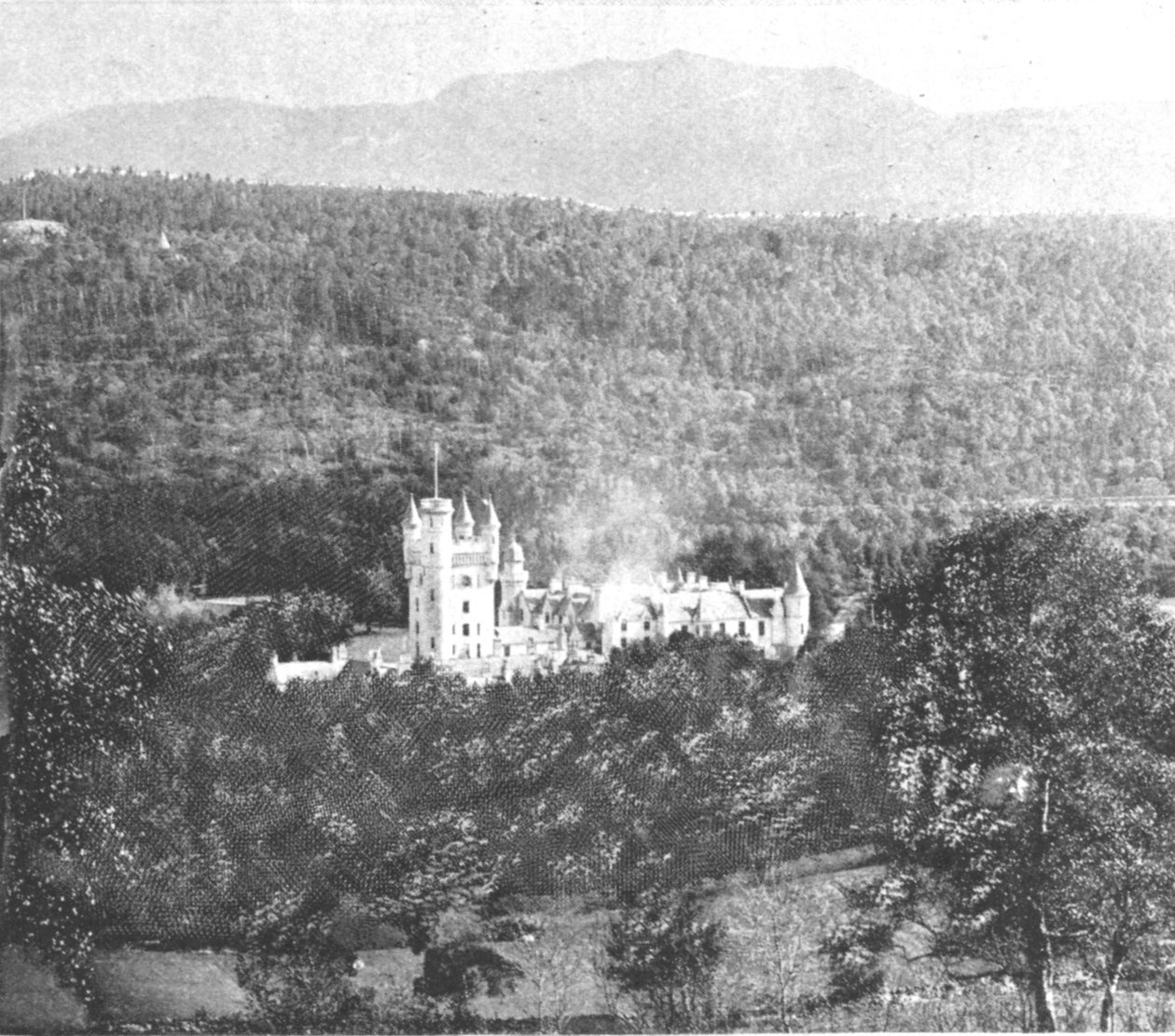 Balmoral Castle på Victorias tid, 1901. av Unbekannt