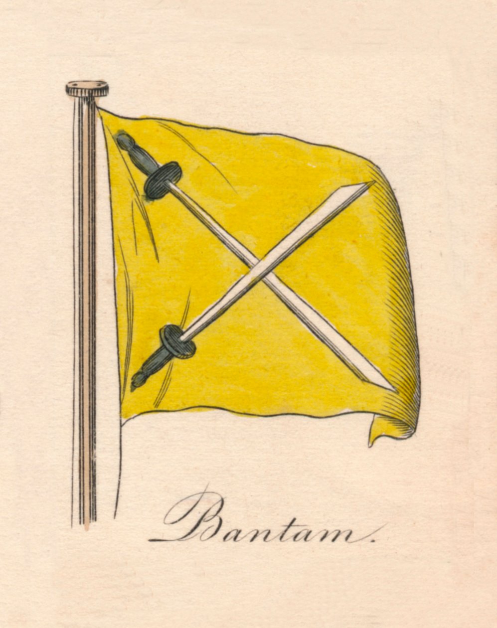 Bantam, 1838 av Unbekannt
