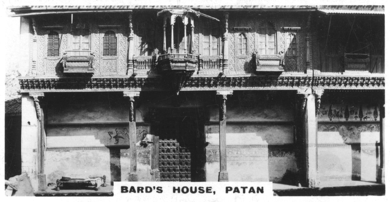 Bards house, Patan, India, c1925 av Unbekannt