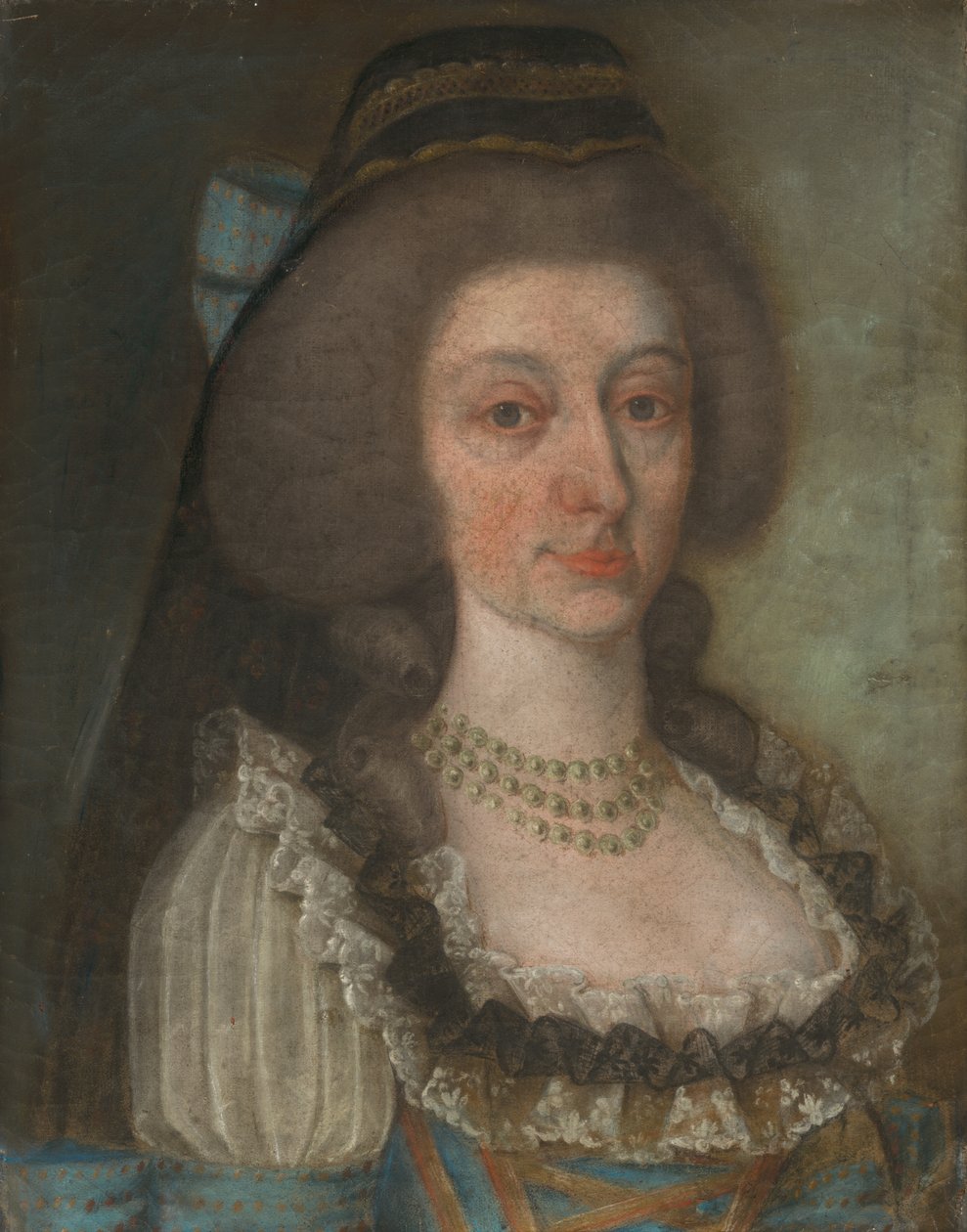 Baronesse Josephine Mednyánszky (Portrett av grevinne Josephine Eszterházy) av Unbekannt