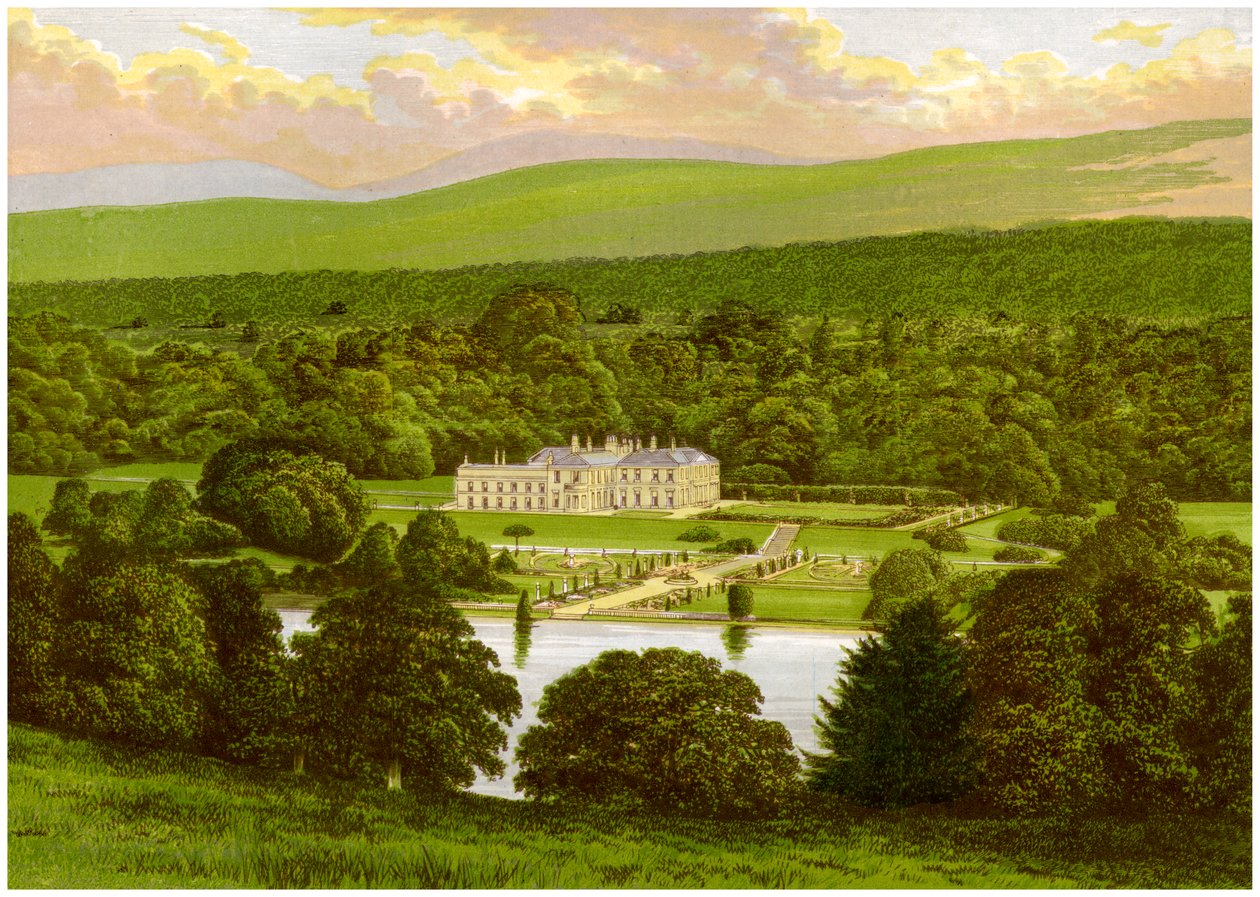 Barons Court, County Tyrone, Nord-Irland, hjemmet til hertugen av Abercorn, c1880 av Unbekannt