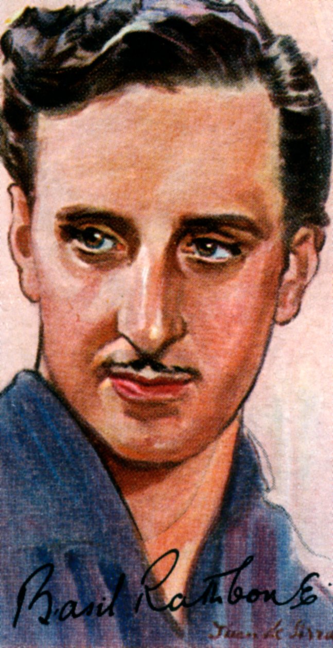 Basil Rathbone, 1892-1967, engelsk skuespiller, 1900-tallet av Unbekannt