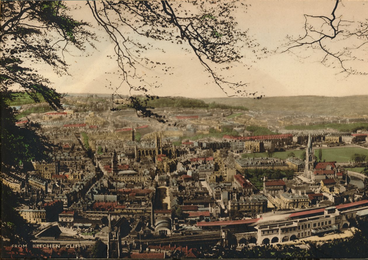 Bad fra Beechen Cliff, c1925 av Unbekannt