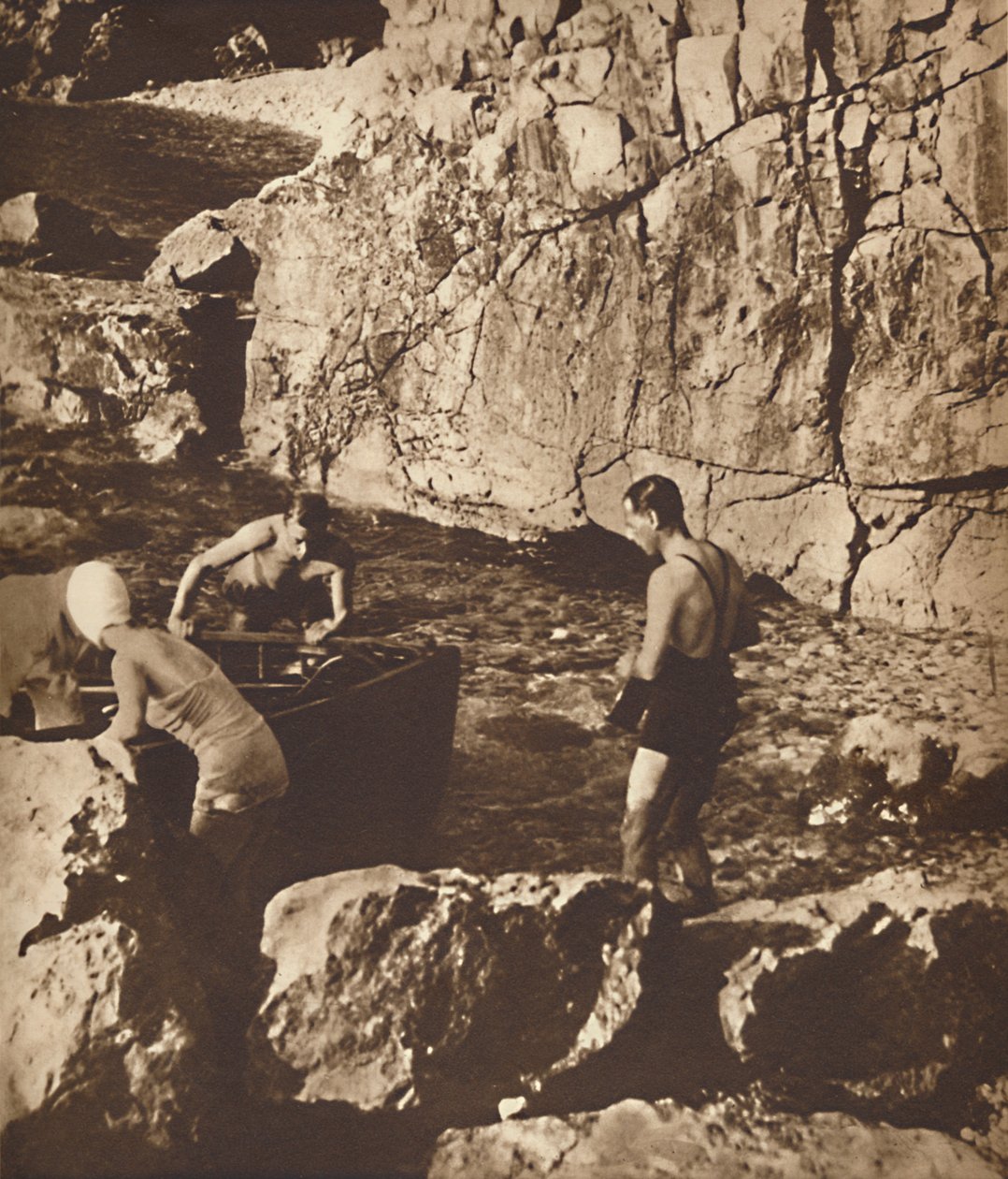 Bading i Adriaterhavet, 1937 av Unbekannt