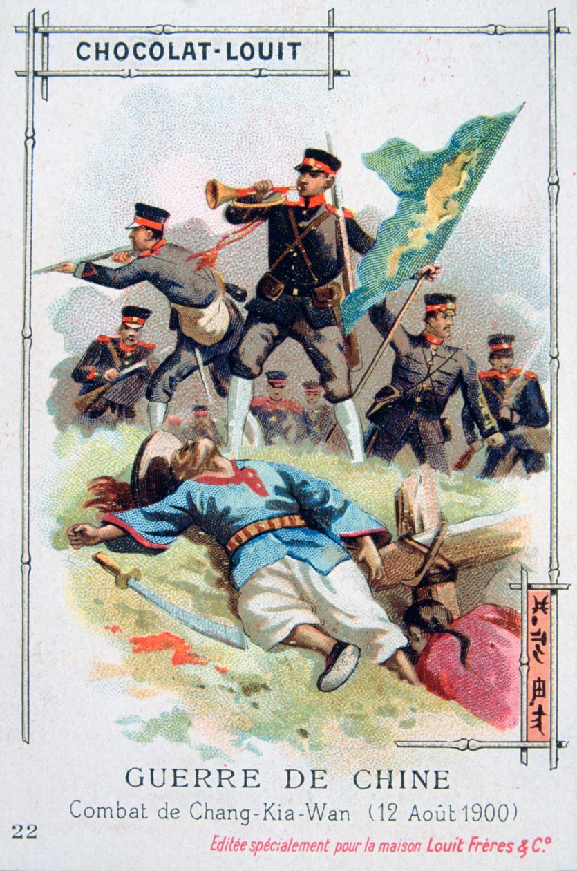 Slaget ved Chang-Kia-Wan, Kina, Boxer Rebellion, 12. august 1900 av Unbekannt