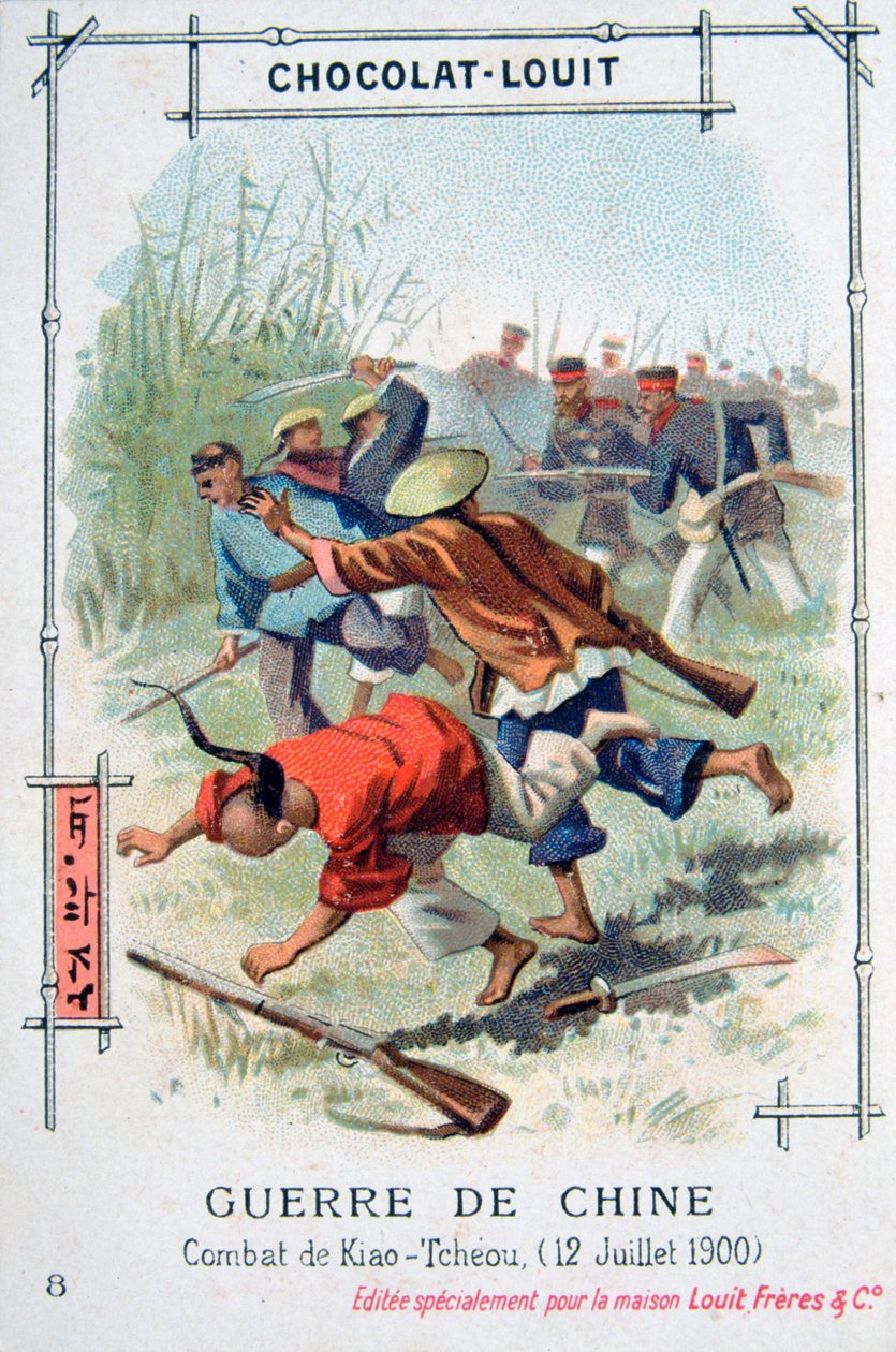 Slaget ved Kiao-Tcheou, Kina, Boxer Rebellion, 12. juli 1900 av Unbekannt