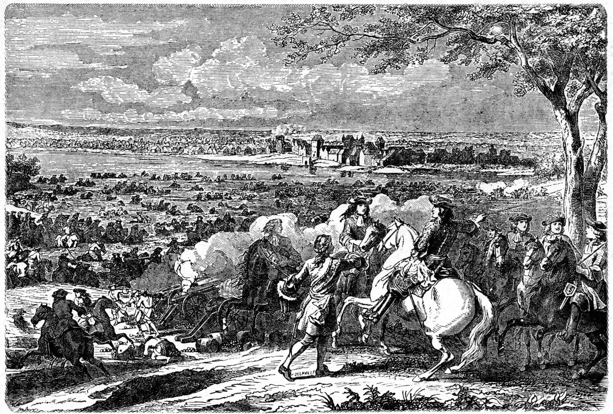 Slaget ved Rhinen, 1898 av Unbekannt