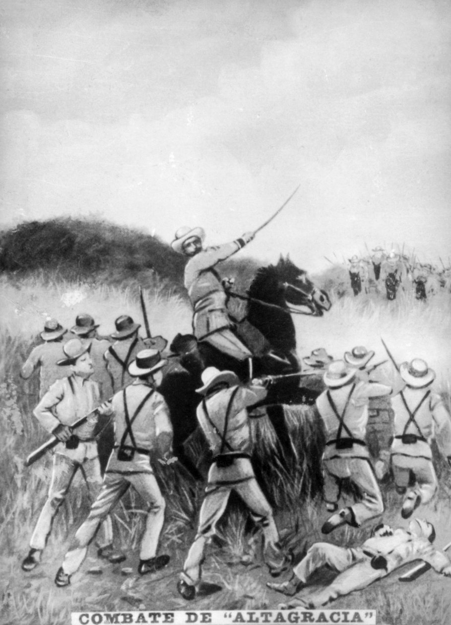 Slaget ved Altagracia, 22. juni 1895, c1910 av Unbekannt