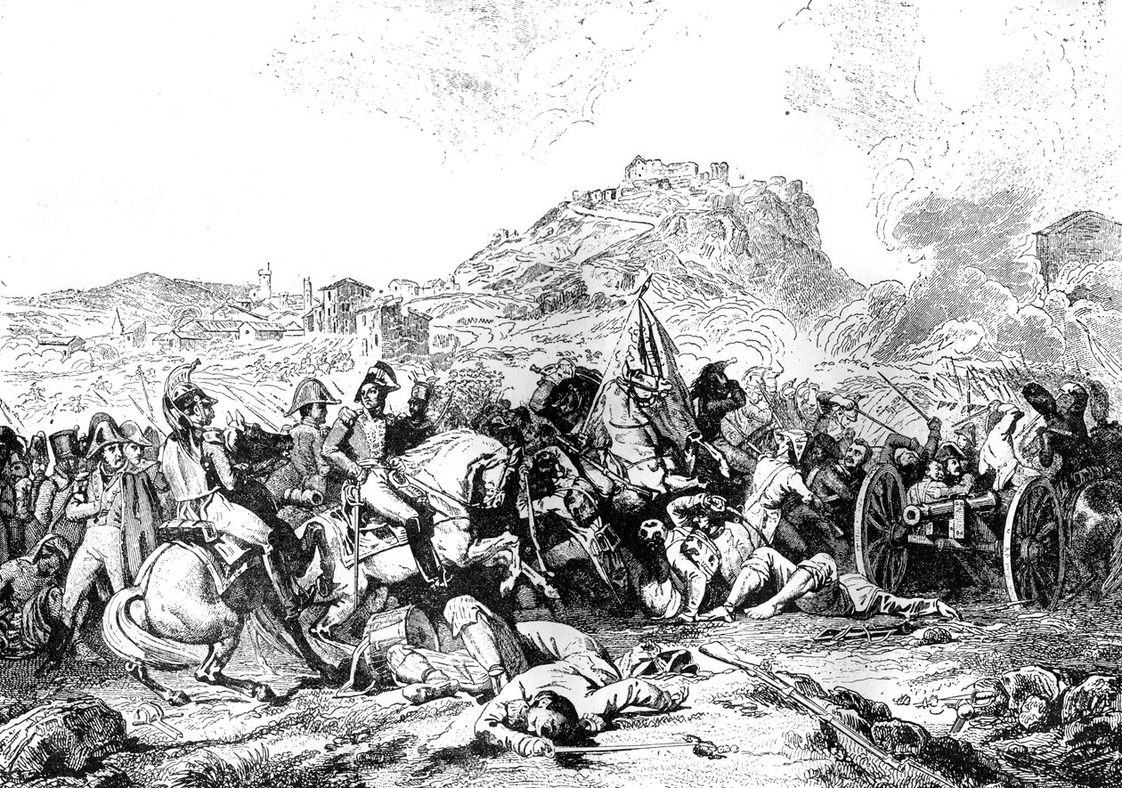 Slaget ved Castalla, Spania, 21. juli 1812 1882-1884 av Unbekannt