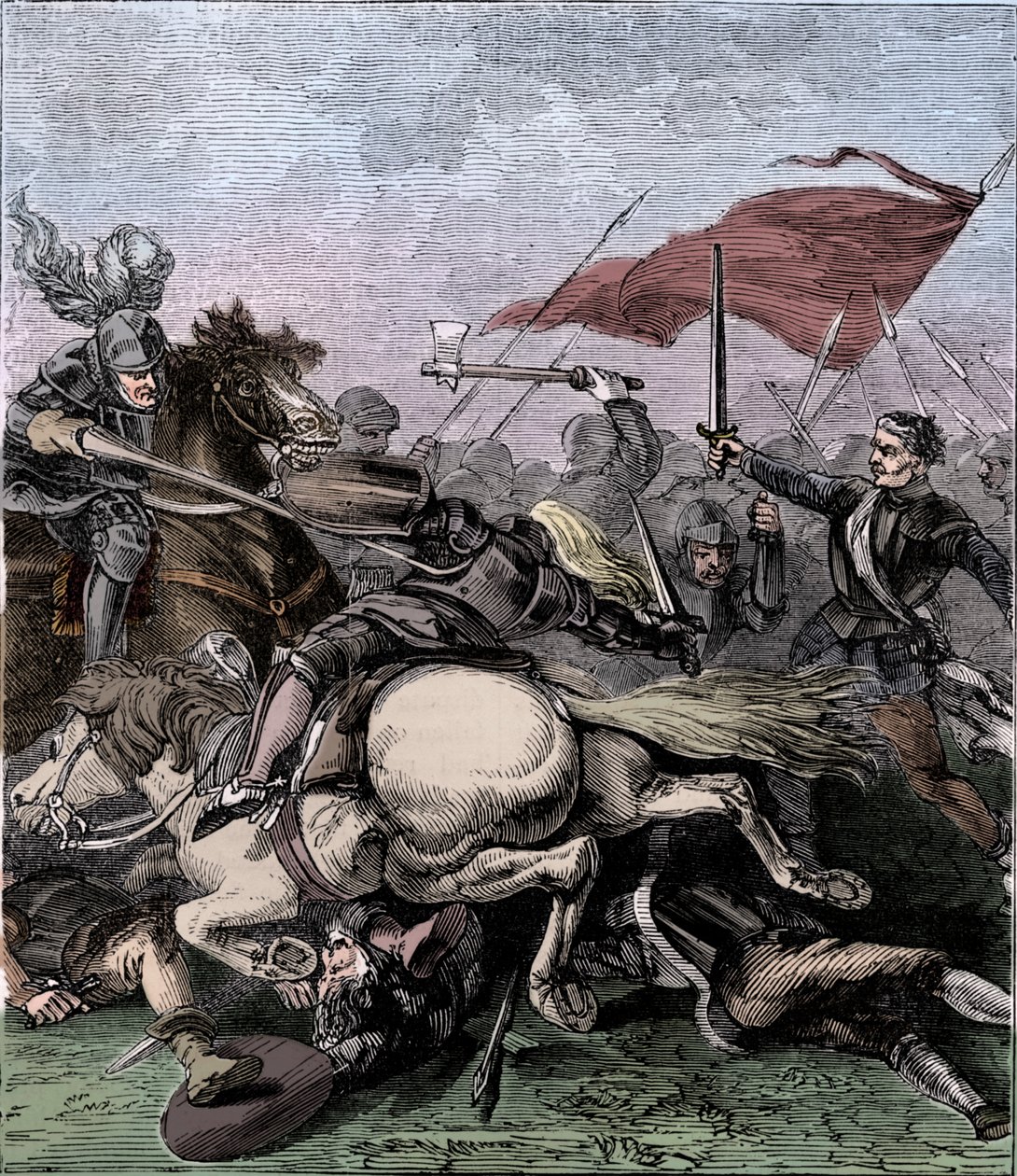 Slaget ved Flodden, 1513, c1910 av Unbekannt