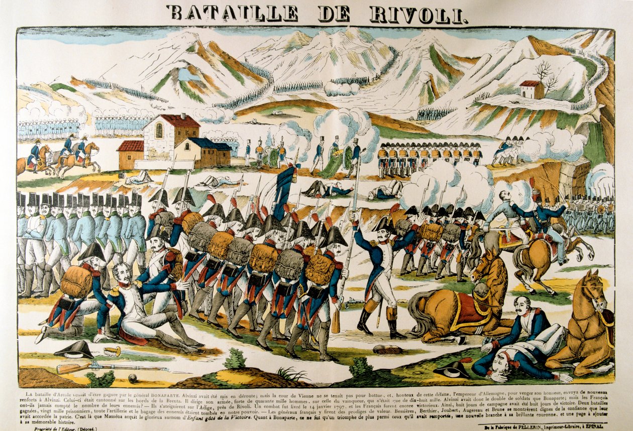 Slaget ved Rivoli, 14. januar 1797, 1800-tallet av Unbekannt