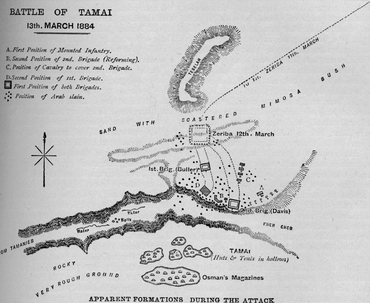 Slaget ved Tamai: Plan, 1902 av Unbekannt
