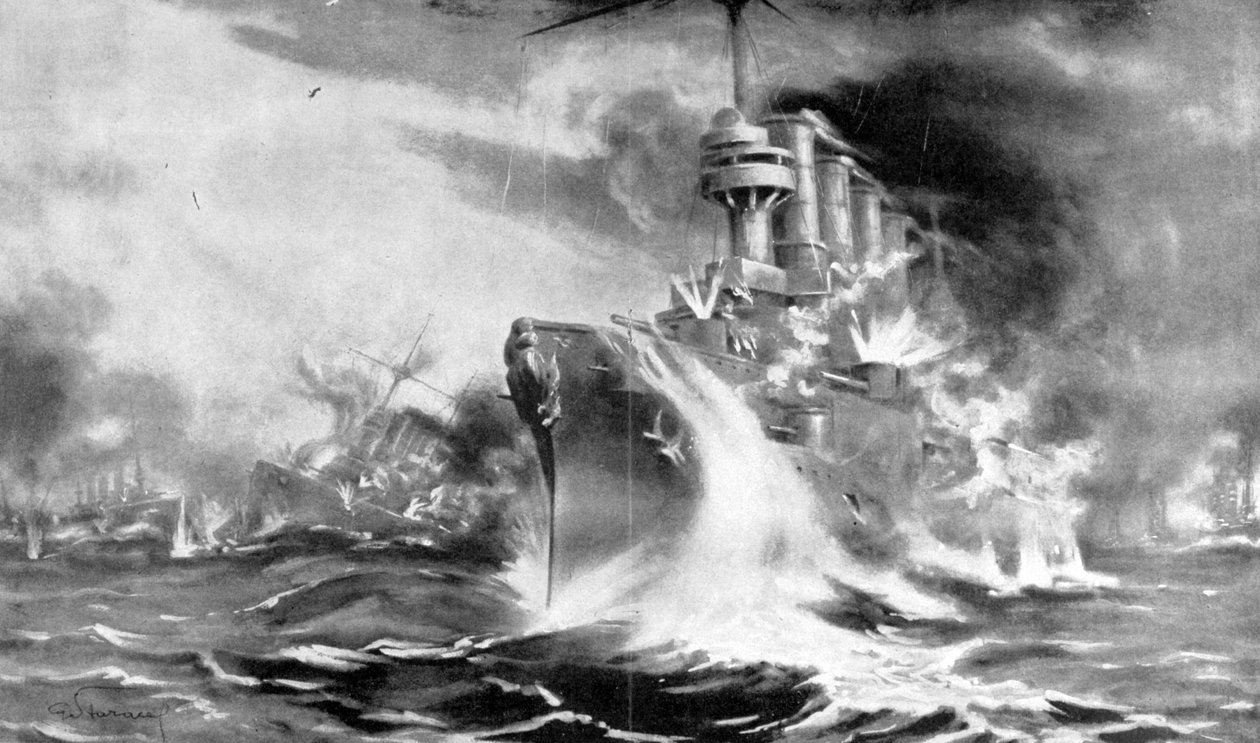 Slaget ved Falklandsøyene, 8. desember 1914, 1915 av Unbekannt