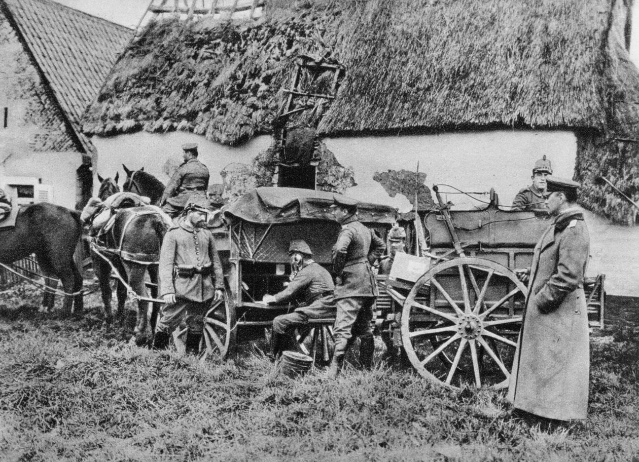 Bayersk mobilfelttelefonenhet, første verdenskrig, 1915 av Unbekannt