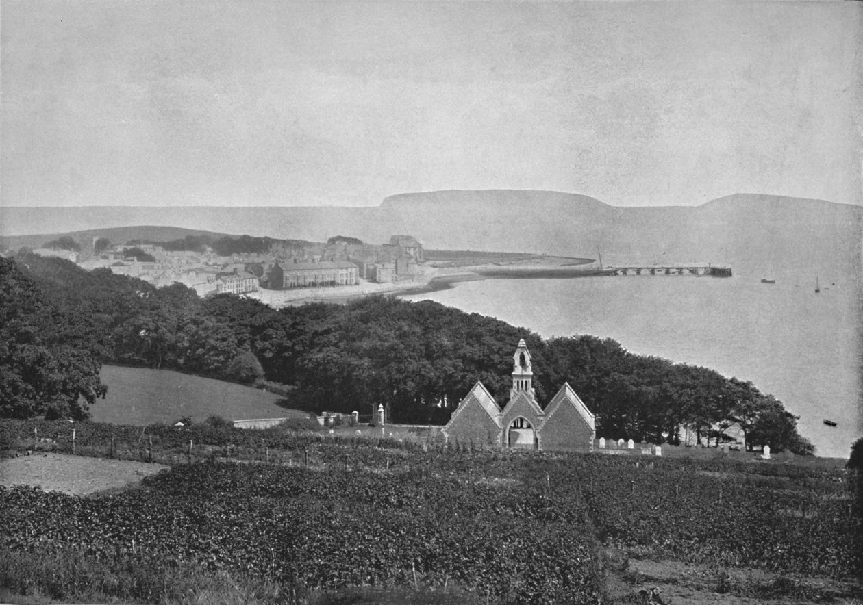 Beaumaris - Ser mot landingsstadiet, 1895 av Unbekannt