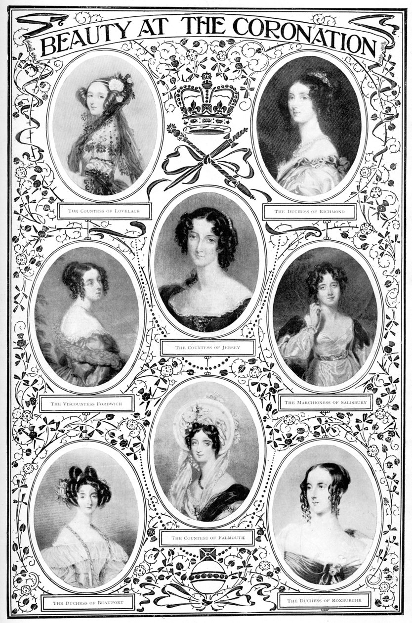 Skjønnhet ved kroningen, 1837, 1901 av Unbekannt