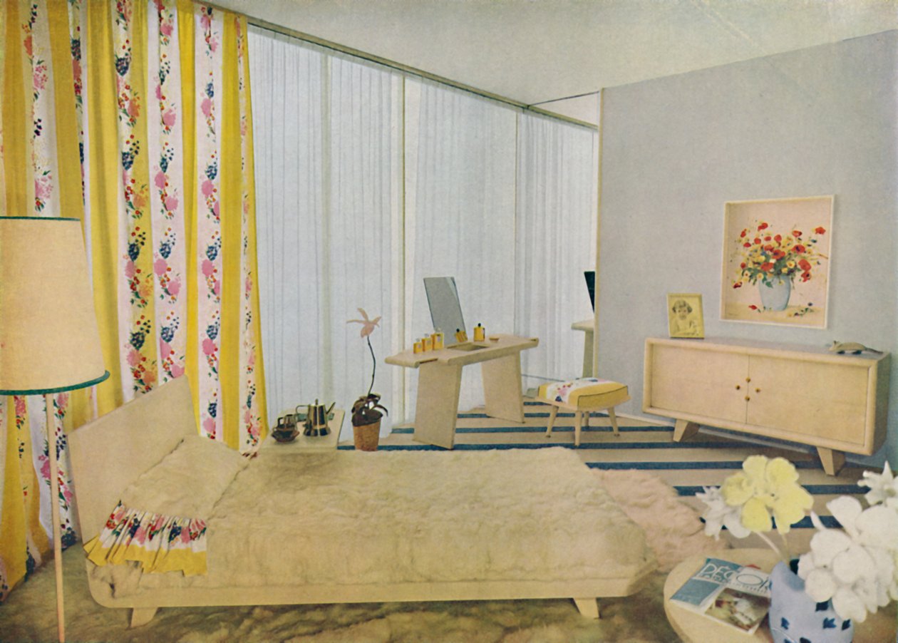 Soverom Designet av Suzanne Guiguichon, 1939. av Unbekannt