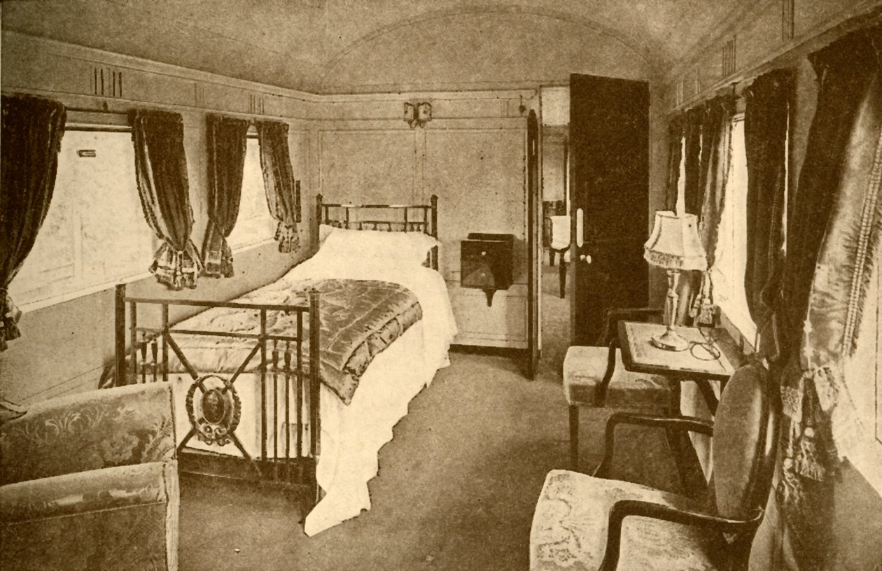 Soverom, Kings Saloon, London og North Eastern Railway, 1930. av Unbekannt