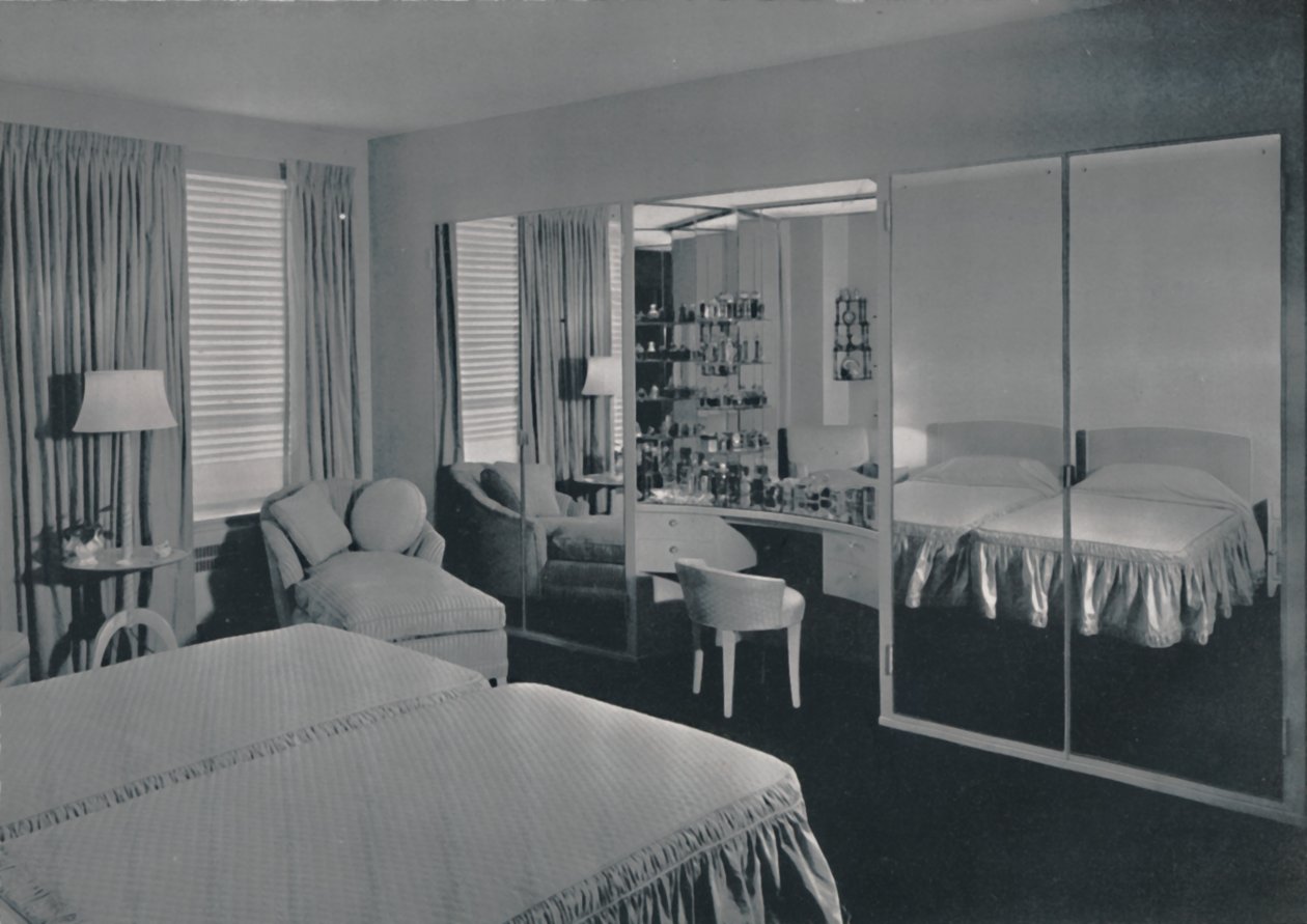 Soverom designet av James F. Eppenstein, Chicago, 1942 av Unbekannt