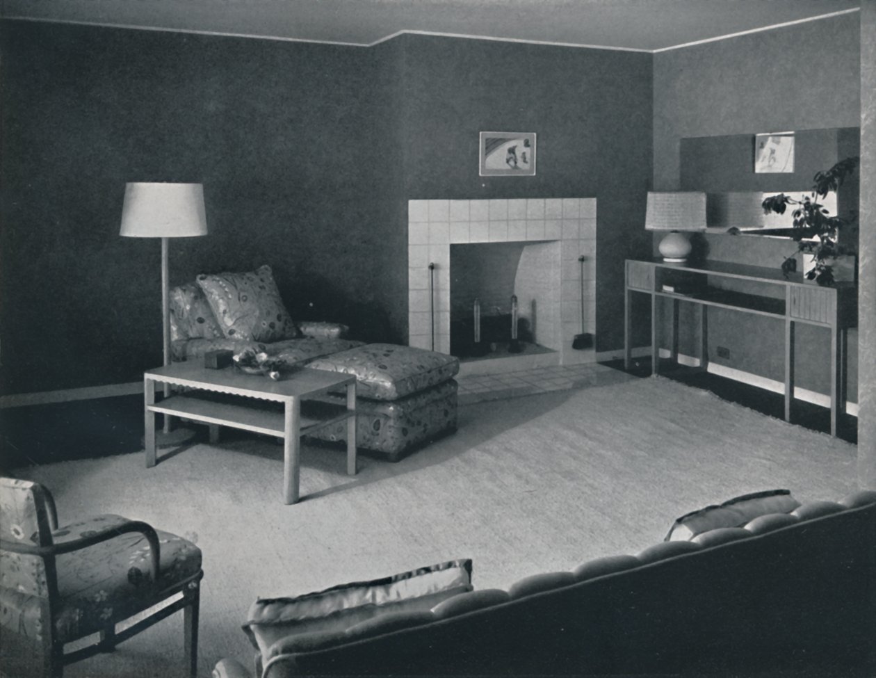Soverom i huset til Mr. Anatole Litvak i Saint Monica, California, 1942 av Unbekannt