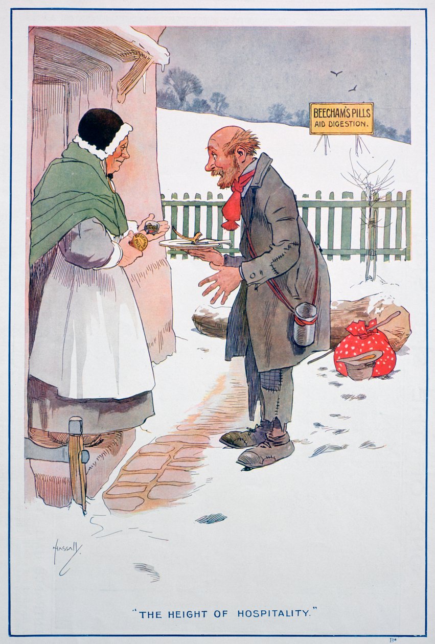 Beechams Pills-annonse, 1913 av Unbekannt