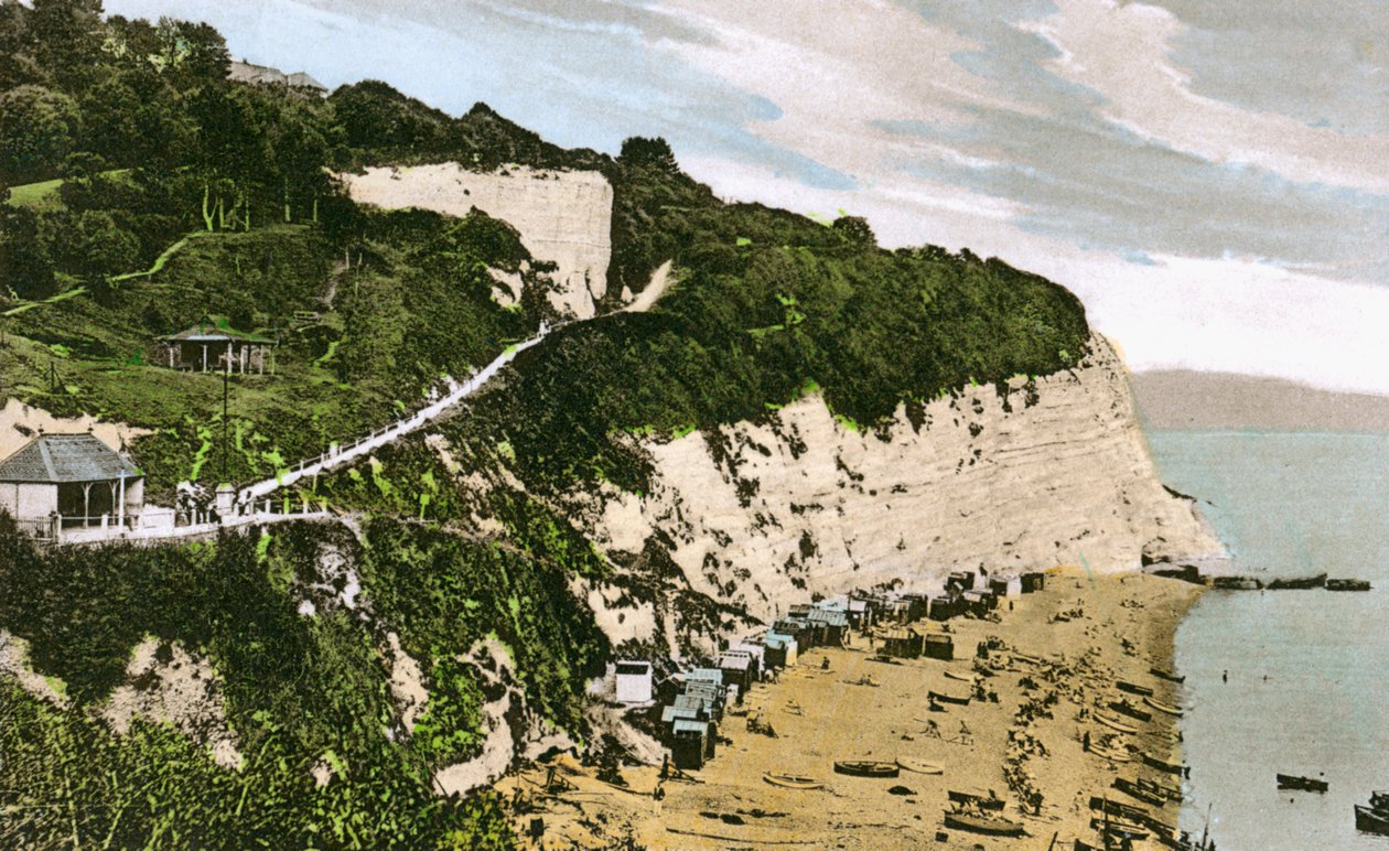 Beer Beach, Devon, tidlig på 1900-tallet av Unbekannt