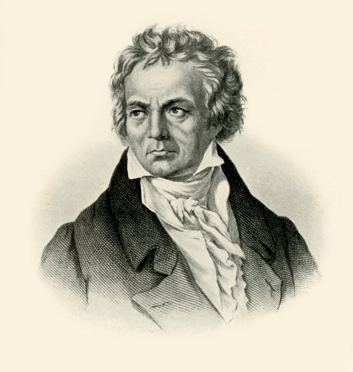 Beethoven, tidlig på 1800-tallet, 1907. av Unbekannt