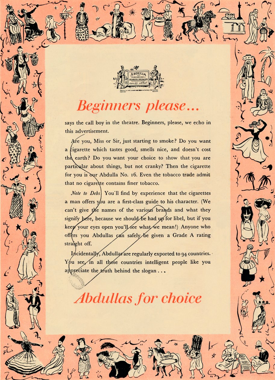 Nybegynnere vennligst Abdullas for valg, 1939. av Unbekannt